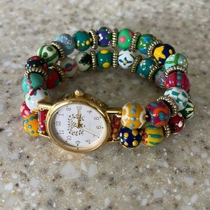 ANGELA MOORE ORIGINAL DESIGH BRACELET WATCH.